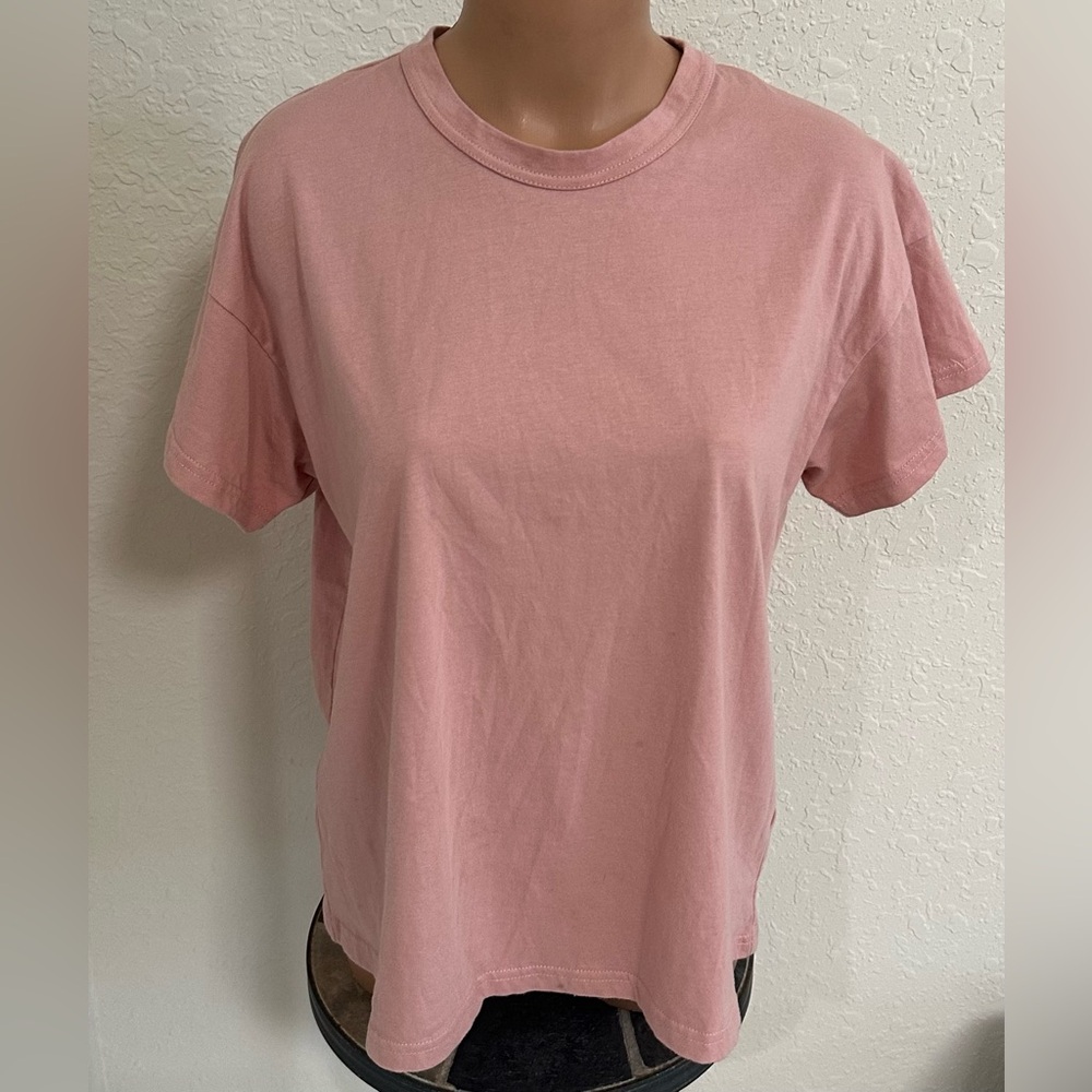 Pomander Place boxy tee in rose pink